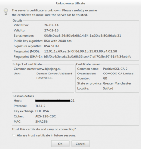 could not connect to server filezilla unknown certificate could not connect to server filezilla unknown certificate